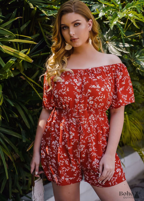 Plus Size Jumpsuit Boho Mini Dress Jayla